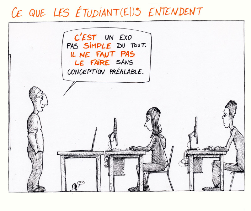 Ce que les étudiant(e|)s entendent